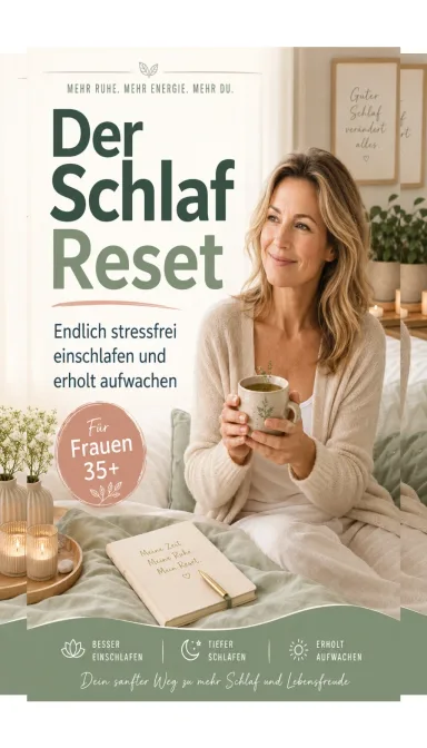 Cover von Endlich stressfrei einschlafen und erholt aufwachen: Der ultimative Schlaf Reset!
