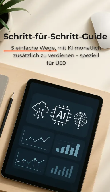 Cover von Entdecke 5 einfache Wege für Ü50, monatlich mit KI zusätzlich zu verdienen!