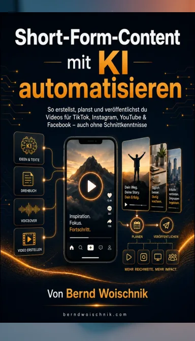 In 5 Schritten zu deinen ersten KI-erstellten Short-Videos für Social Media - Das ultimative AI-Empfehlungsbuch